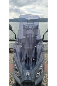 Resim MOTOCAM Xway 125 Ön Cam 2023 2024 Model 75cm Açıkfüme Renkli 4mm Uzun Cam 
