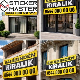 Resim Satılık Kiralık Branda Afiş | Sahibinden Kuşgözü Dikişli Vinil Pankart (Tüm Boyutlar) - 35x50 Cm / Sahibinden Kiralık / Kuş Gözü - 6 Adet 