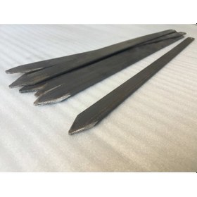 Resim Adana Kebap Şişi-10 Adet 60Cm-2.5Cm -Galvanizsiz Beyti Silme 