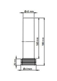 Resim Gömme Rezervuar Temizsu Kadası Uzun ekstra Uzun 40 Q 