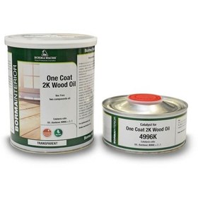 Resim One Coat 2K Wood Oil - Çift Kompenatlı Ahşap Yağı (3,25 L ve 6,5 L serisi) - 3.25 L / MEDIUM TEAK 