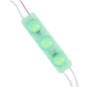 Resim Powermaster 12 Volt 1.5 Watt Yeşil Yanıp Sönen Parlak Tek Renk 2835 69 X 16 Mm Ip65 160 180 Lümen 160 Derece Modül Led 