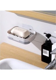 Resim Büro Ev Ofis Banyo Dekoru İçin Çift Katlı Drenajlı Duş Sabunluğu Diğer 