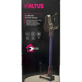 Resim Altus LED Başlıklı Çift Motorlu Yüksek Performanslı Şarjlı Dikey Süpürge Al 6885 Dsb Daha Güçlü ve Dengeli Emiş Sunar, Hafif Tasarım 