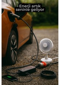 Resim Bemis Pro Mobile 11-22KW - 8 Metre -Elektrikli Araç Taşınabilir Şarj Cihazı - Çanta ve Dönüştürücü 