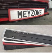 Resim Araç Takmatik Plakalık Krom Siyah Beyaz Kırmızı Oto Plakalık 499948783 