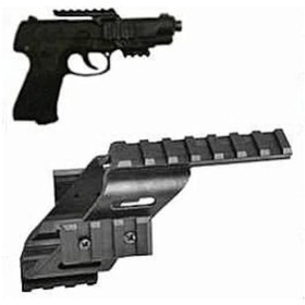 Resim Tabanca İçin Polimer Naylon Fener, Lazer Üst Ray 22mm Çok Renkli 