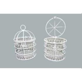 Resim Kuş Kafesi Beyaz 1 Adet N11.10458 