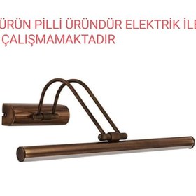 Resim Eskitme 35cm Pilli Flüt Aplik Eskitme 