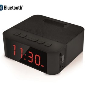 Resim GoldMaster Hometime 50 - Taşınabilir Bluetooth Hoparlör Ve Dijital Saat 