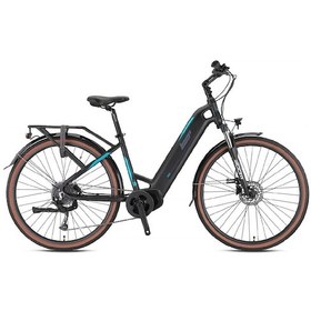 Resim Loop Commuter 28 Elektrikli Şehir Bisikleti 9v Hd 17.5 Mat Siyah-füme-turkuaz 