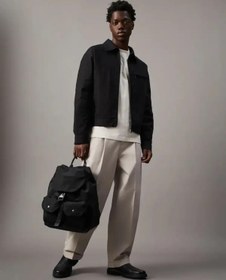 Resim Calvin Klein SPEED CLIP UT FLAP B Erkek Siyah Sırt Çantası 