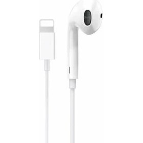 Resim Heptek İletişim Iphone Girişli Kablolu Kulaklık Güçlü Bass ve Hi-Fi Kaliteli Ses (Tak Çalıştır Lightning Kulaklık) 