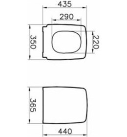 Resim Vitra Metropole Soft Klozet Kapağı 90 - 003 - 009 