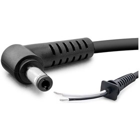 Resim Notebook Adaptör Kablosu 5.5 2.5 L Tip Asus 120w-150w 1.2mt Siyah Hdx5563 