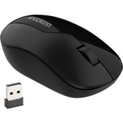 Resim Everest SMW-973 USB Siyah 2.4ghz 1200DPI Kablosuz Optik Mouse 5 Metre Menzilli 