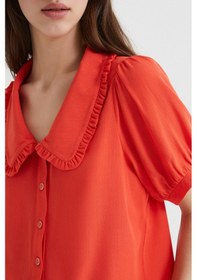 Resim Stella Pulvis Bebe Yaka Gömlek Kırmızı 