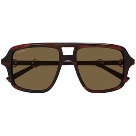 Resim Guccı 2052s 009 55 Unisex Güneş Gözlüğü Kahverengi 
