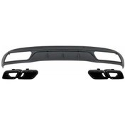 Resim Mercedes W205 C63 Sıyahdifüzör & Egzoz Seti (normal Sedan) - Siya 