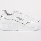 Resim Muggo COCO Garantili Kadın Ortopedik Günlük Bağcıklı Şık Rahat Sneaker Spor Ayakkabı 