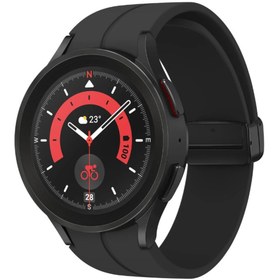 Resim Galaxy Uyumlu Watch 5 Pro Titanyum Malzeme Akıllı Saat (xmlbayi) 