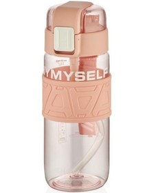 Resim Shotay Myself Su Matarası Tritan Pembe 600ml 