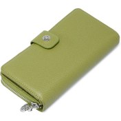 Resim Yeşil Deri Kadın Cüzdan - S1CB00005789-G8Z 