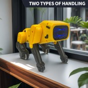 Resim Şarj Edilebilir Jest Sensörlü Robot Köpek Oyuncak, Kızılötesi Uzaktan Kumanda ile - Etkileşimli Dans ve Şarkı Söyleyen Elektronik Evcil Hayvan Oyuncağı Gençler İçin, USB Şarj, 36V Güvenli Voltaj, Dayanıklı Plastik, Erkek ve Kız Çocukları için Noel Hediyesi, İnteraktif Köpek Oyuncak 