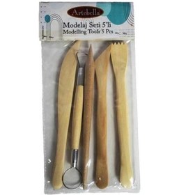 Resim Artebella MKS001 Modelaj Kalemi Seti 5'li Ebeşuar 
