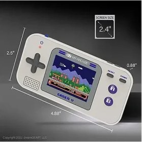 Resim My Arcade Gamer V Retro Konsol 220 Oyun Gri-Mor Con.Marc-3920 