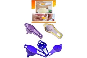 Resim 3 Lü Yumurta Ayırıcı & Çay Süzgeci & Mini Huni 