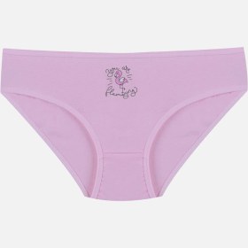 Resim Koza İç Giyim Kız Çocuk 3'lü Penguen Desenli Slip 1050 Pembe 