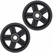 Resim Sürgülü Kapı Tekerlekleri, Sürgülü Kapı Donanımı 2 Adet Amerikan Bar 