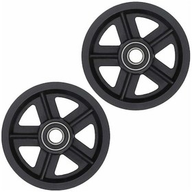 Resim Sürgülü Kapı Tekerlekleri, Sürgülü Kapı Donanımı 2 Adet Amerikan Bar 