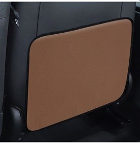 Resim Araba Koltuğu Geri Çocuklar Anti-beck Pad Arka Arka Koşullu Anti-derili Deri Koruma Pad Depolama Çantası Yarım Paket Versiyonu Kahverengi , Boyut:yarım Paket Versiyonu Kahverengi 