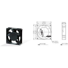Resim Genel Markalar 220 Volt Fan 9 Cm 25 Mm 