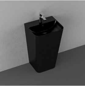 Resim İsvea Isvea Sott'aqua 50 Cm Monoblok Lavabo - Siyah 