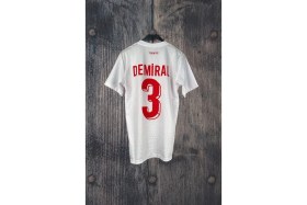 Resim A Milli Takımı Merih Demiral Iç Saha Beyaz Yetişkin Forması 