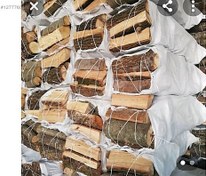 Resim KURU MEŞE ODUNU SOBA ODUNU ŞÖMİNE ODUNU çuval odun kamp mangal 