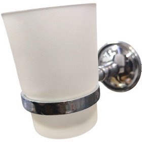 Resim Ayrohe Duvara Montaj Camlı Krom Diş Fırçalık Krom 