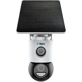 Resim Ttec Slr-3320s-mh/sl-4g 3 Mp Sabit Lens Dahili Solar Panel Ip65 3+3 Mp - 4g Solar Pt Kamera 
