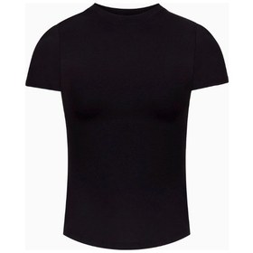 Resim United Colors Of Benetton Because Of Alice Base Sculpting T Shirt Şekillendirici Kısa Kollu Kadın Tişört Siyah 