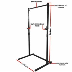 Resim Fitnjoy sports Bench Squat Barfiks Istasyonu 