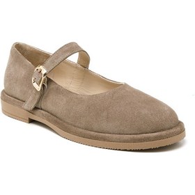 Resim Sandalet Kadın Rc-25y-001-r40206 John May 10-bej Suet Bej 