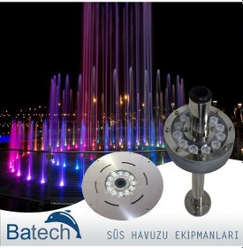 Resim Batech Fıskiye Tip Yer Armatürü Simit Lamba 