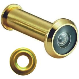 Resim Seas Door Çelik Kapı Dürbünü - Pul Dahil - 50x75 - Sarı 