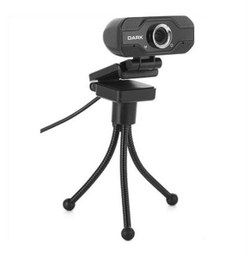 Resim Dark WCAM11 1080P USB Web Kamera & Mini Tripod (1960x1280 Çözünürlük) Dahili Mikrofon 