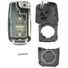 Resim 3 Düğme Yedek Uzaktan Anahtar Kutu Passat / Volkswagen B5 İçin Gösterge Lambalı Çip Yok With Indicator Lamp 