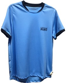 Resim KİLİKİTİ Unisex Spor T-shirt Bisiklet Yaka Gök Mavisi 