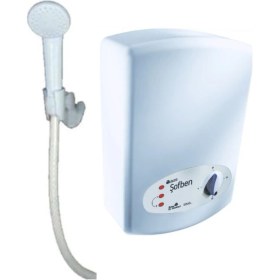 Resim İhlas Ihlas Aura Basic Yeni Model Banyo Şofbeni 105A6 7350W+4MT Kablolu Set Montaja Hazır Paket 